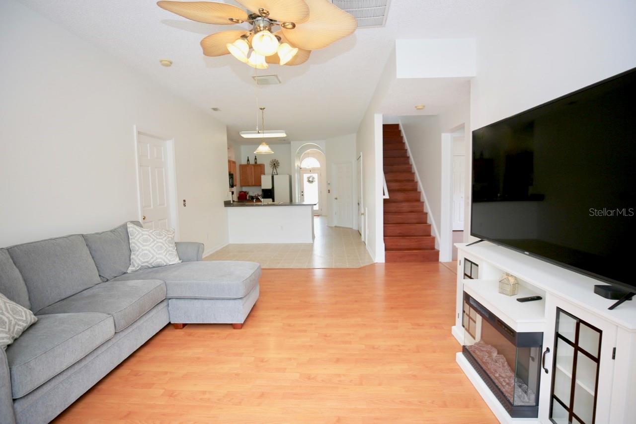 family room area looking back