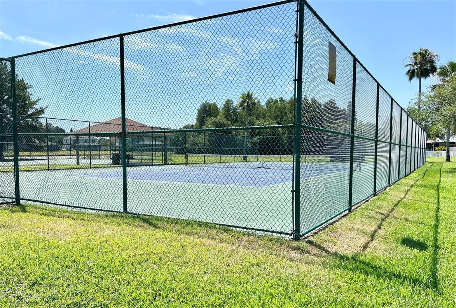 community tennis/ pickle-ball courts