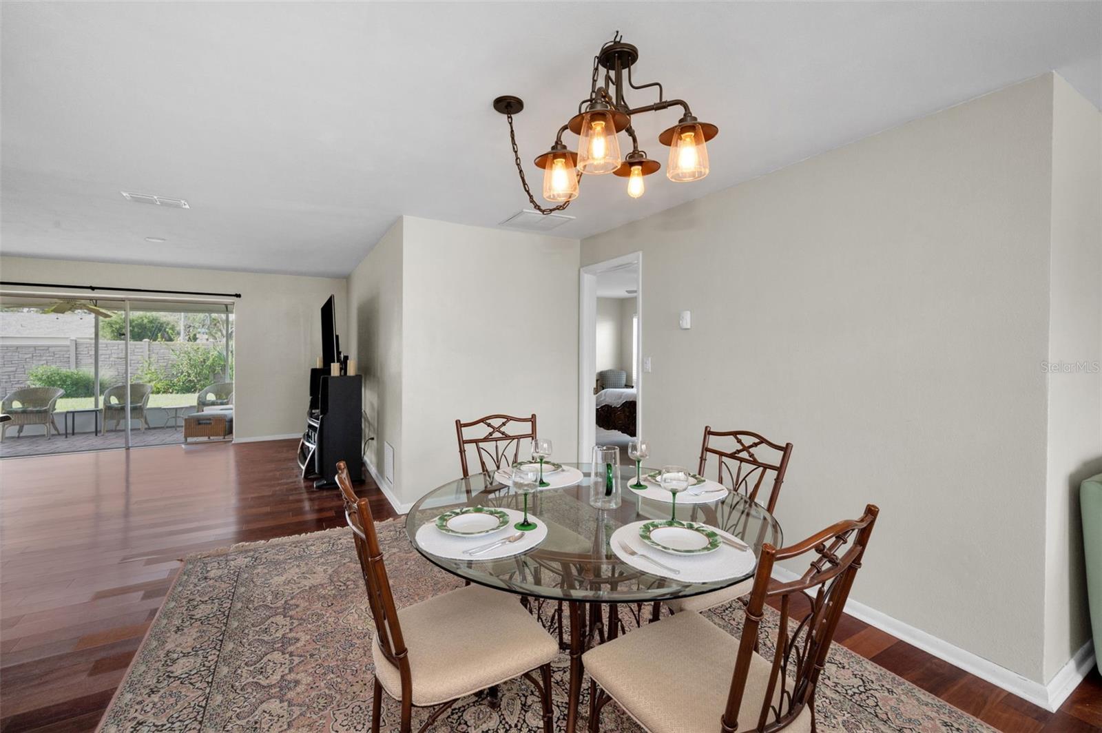 .. Dining Area Off Kitchen .. Some Folks in this 4 Bedroom Floorplan Actually place the Formal Dining Area in the Living Room. This is more common with larger Families and or around Holidays.