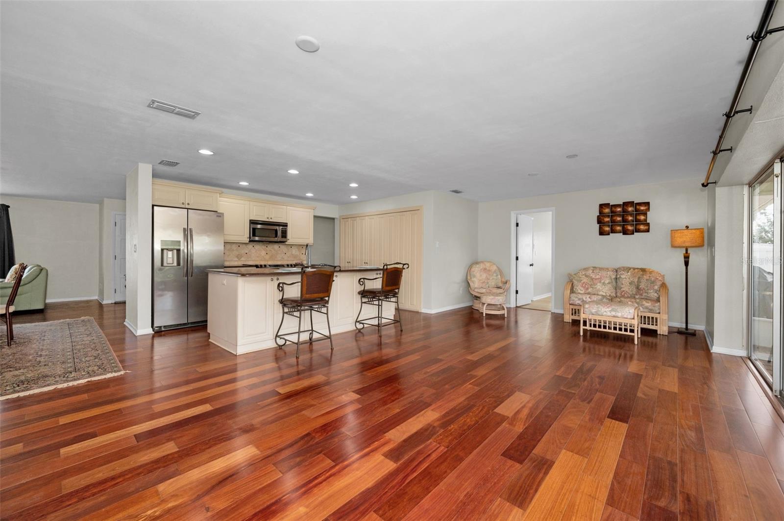 ... Shot of Family Room Looking Towards Open Floor Plan..