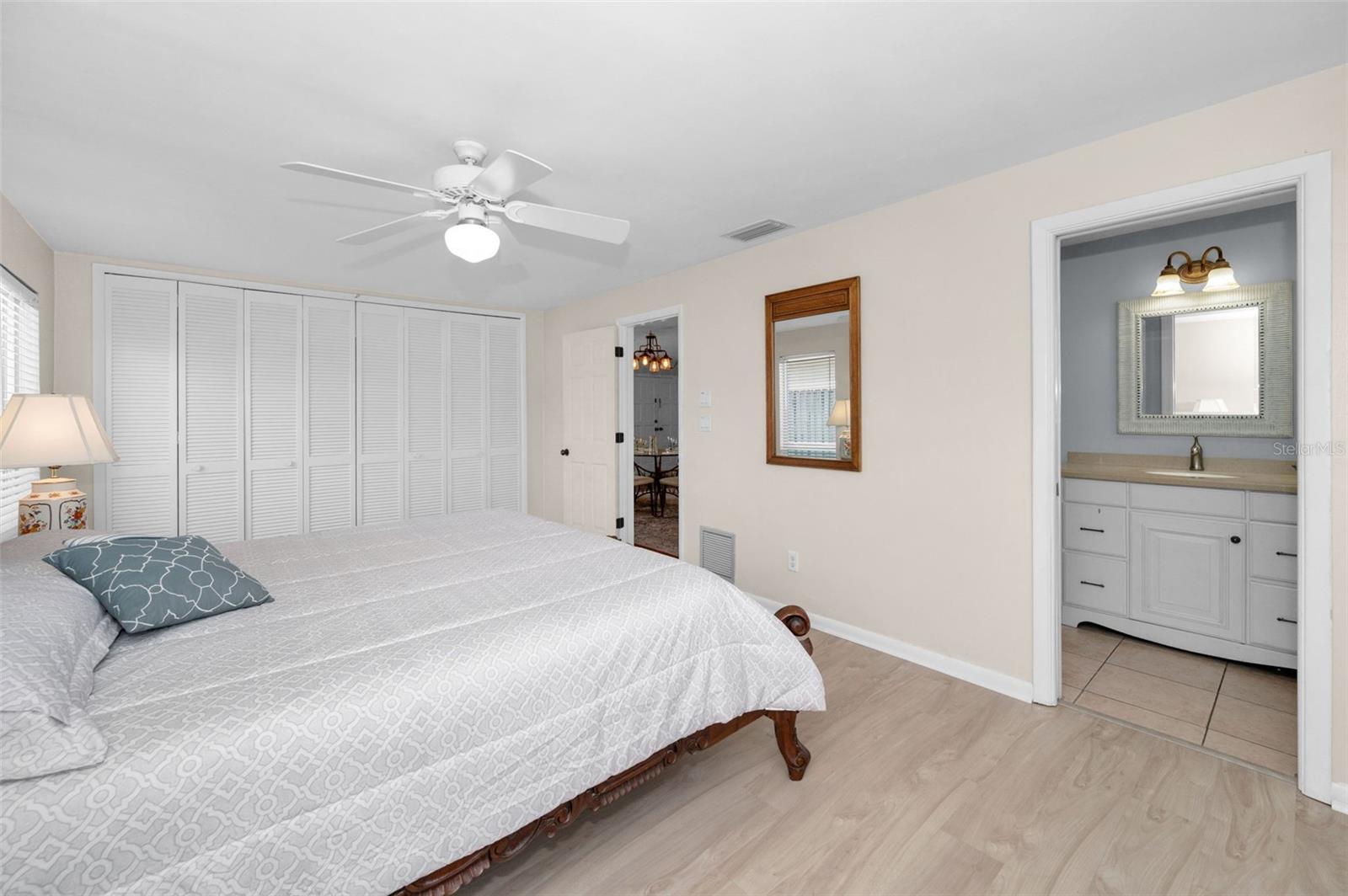 .. Master Bedroom . Bathroom on Right.