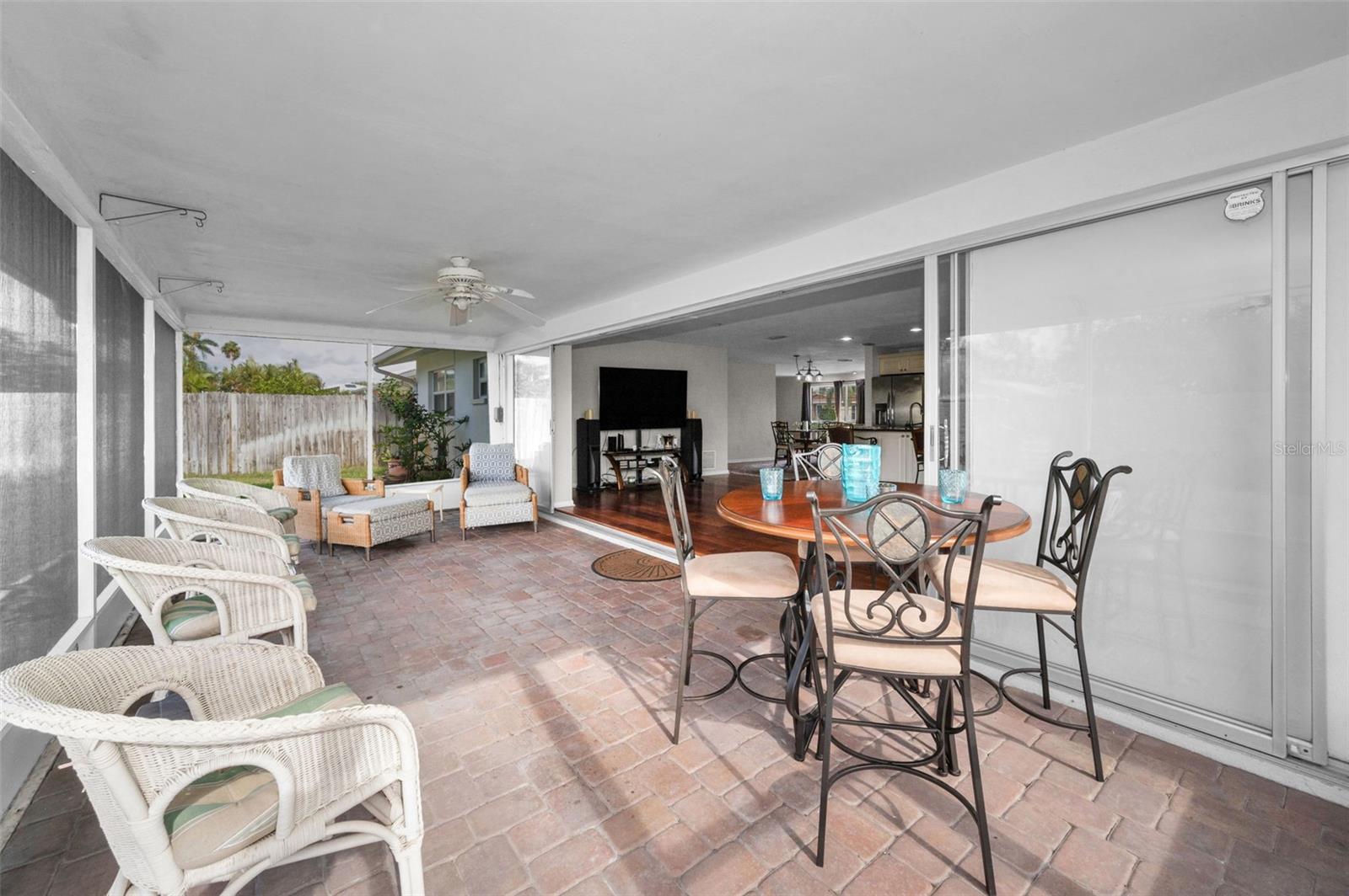 ... Large 23.5 x 10 Florida Room off the Family Room. For 6 Months a Year the Owners have doors open Enjoying Florida.. In the Summer - Doors Closed. Floridians who are raised here tend to have Doors open to Florida Room Most of the Time. They Love it..