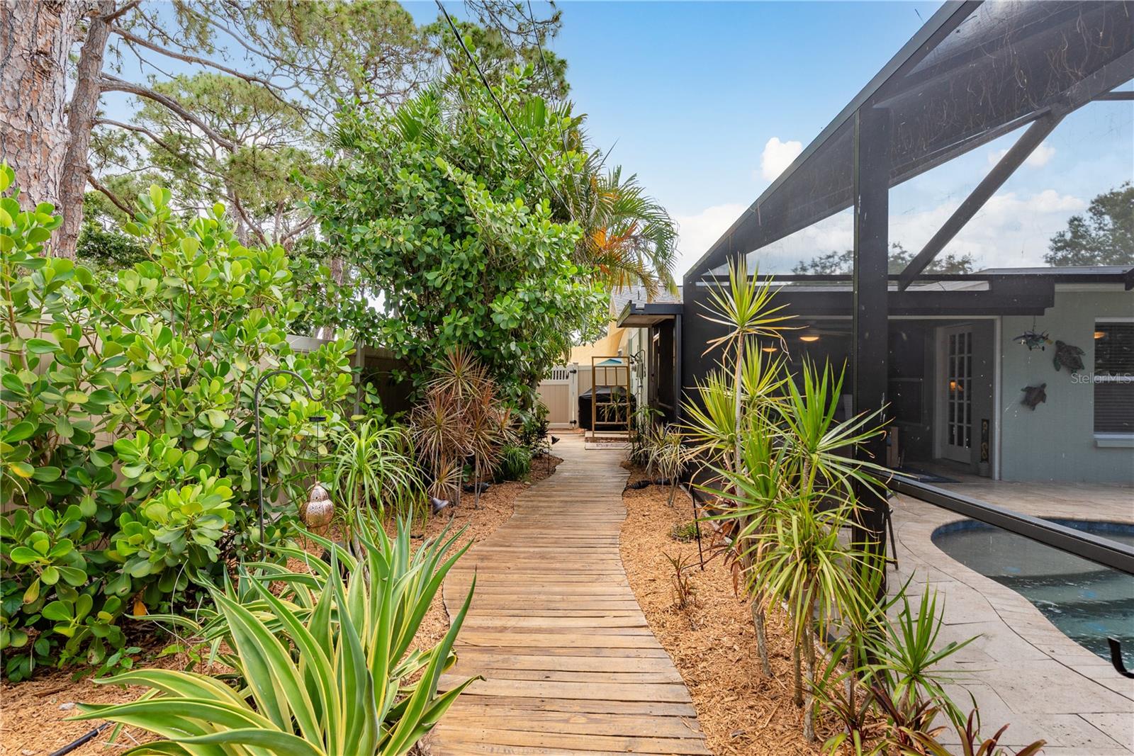 Path to back yard