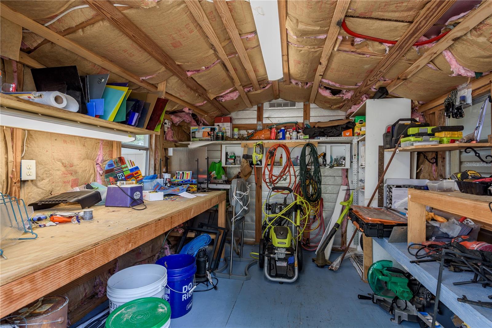 Shed used as workshop