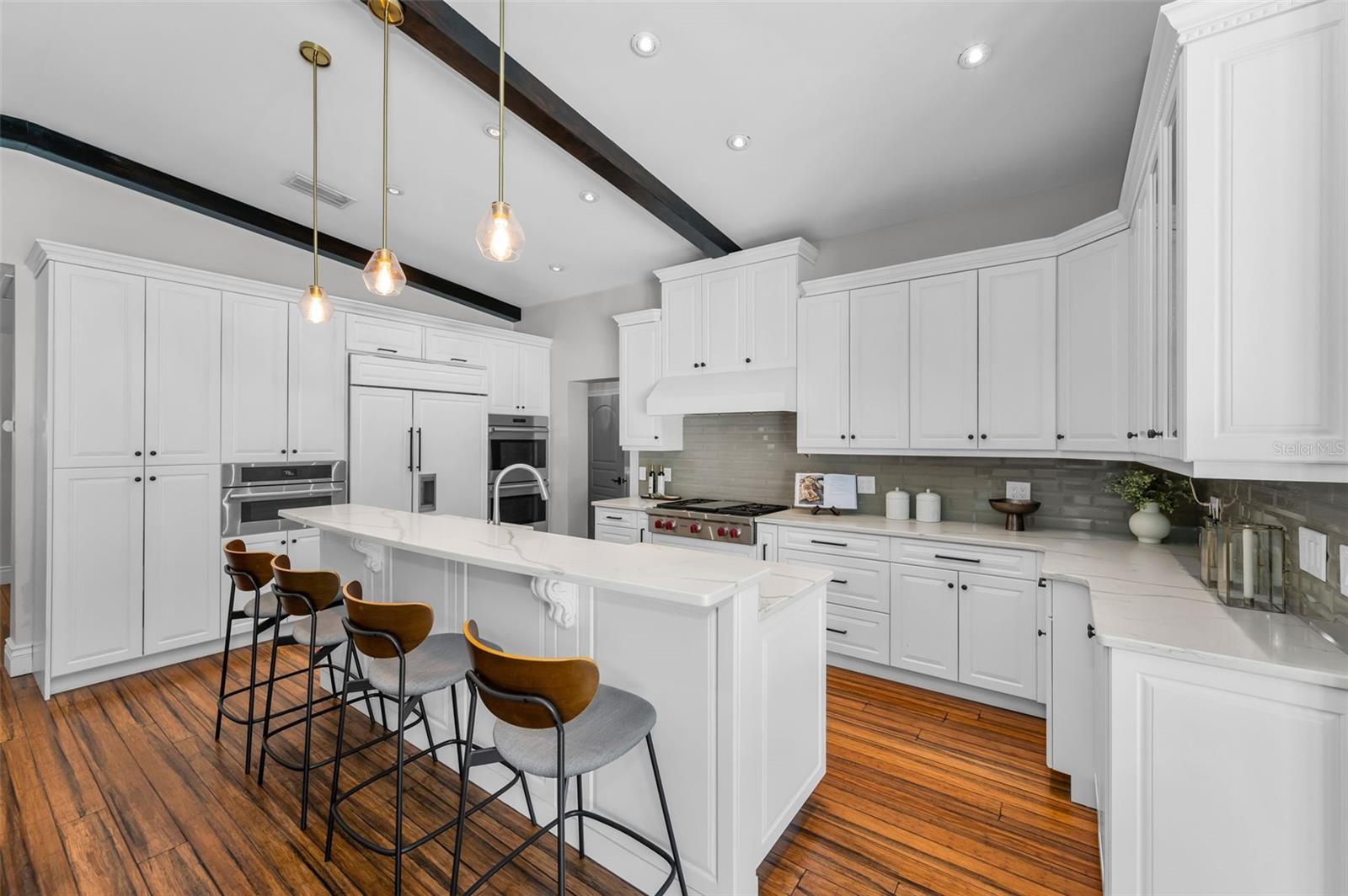 This chef's kitchen is a true showstopper.