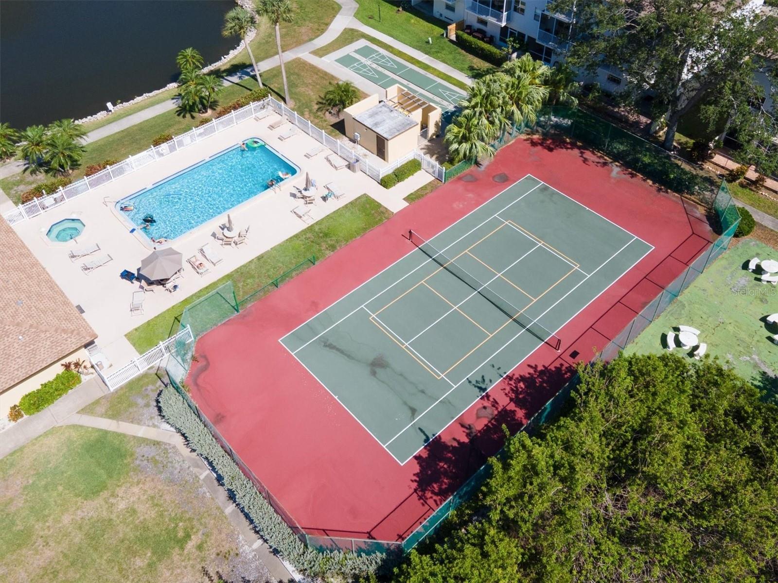 Pool & Tennis Court