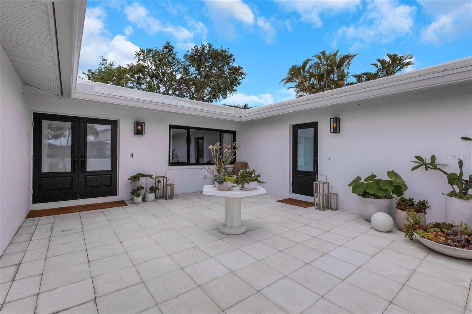 Front courtyard
