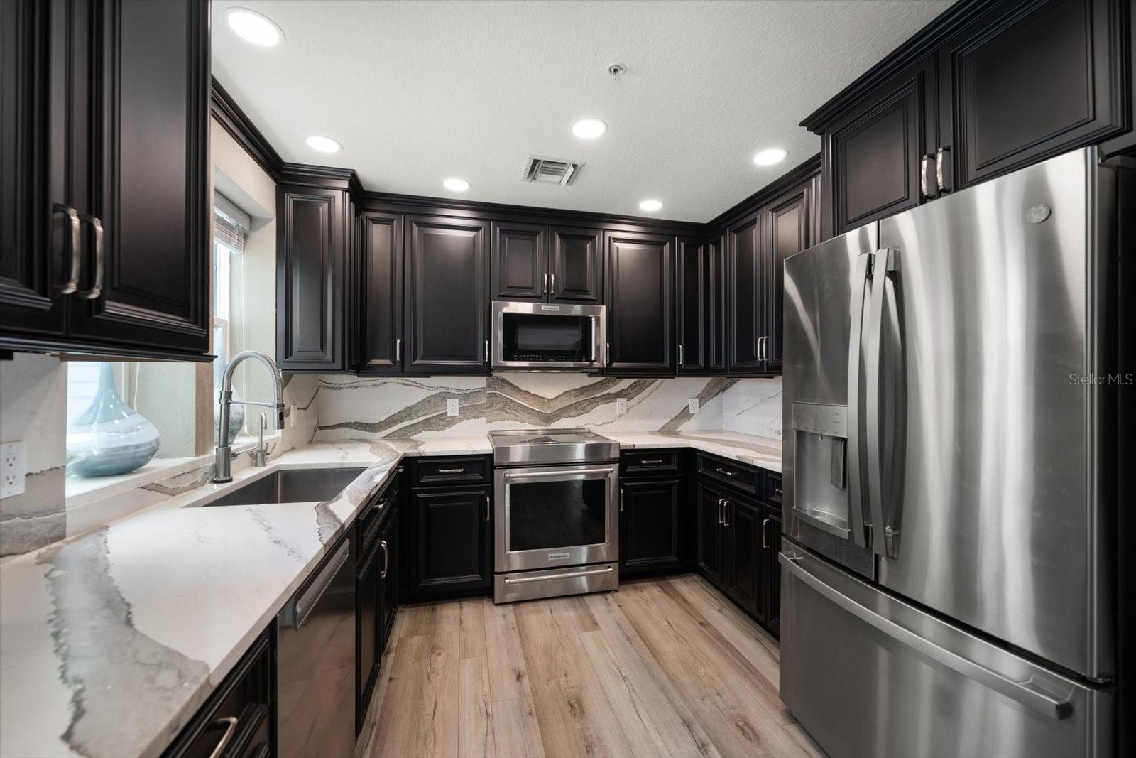 Stunning details are evident in every area of this gorgeous kitchen.
