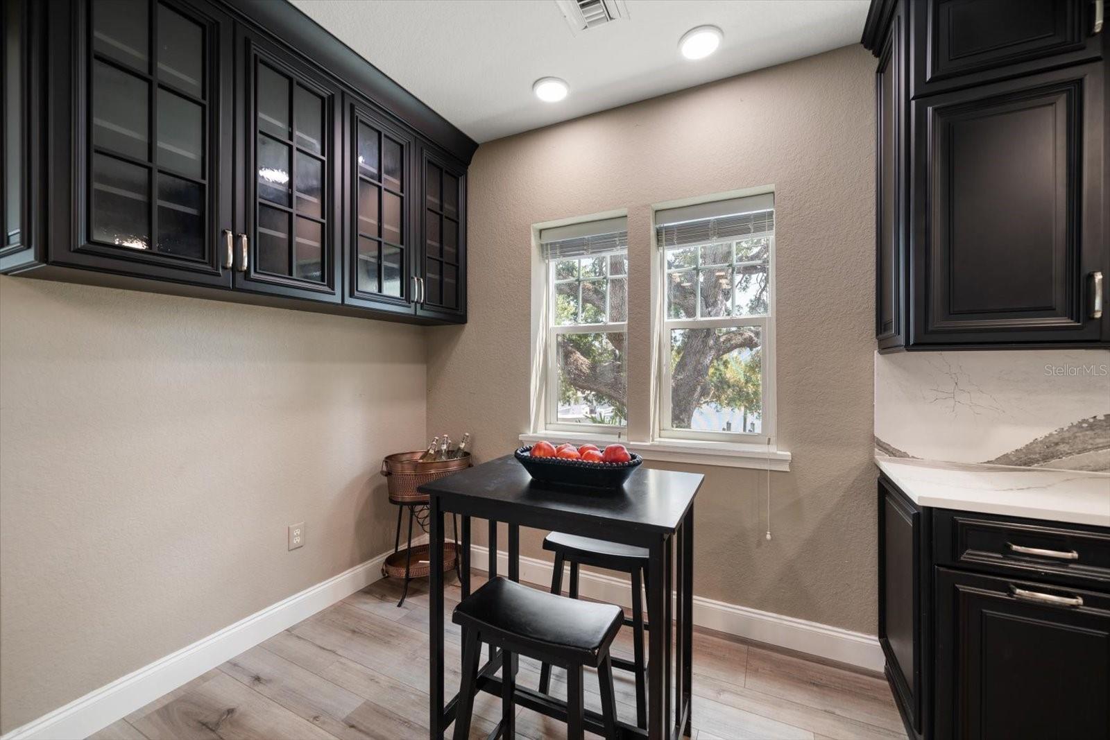 Eat in area off of kitchen.