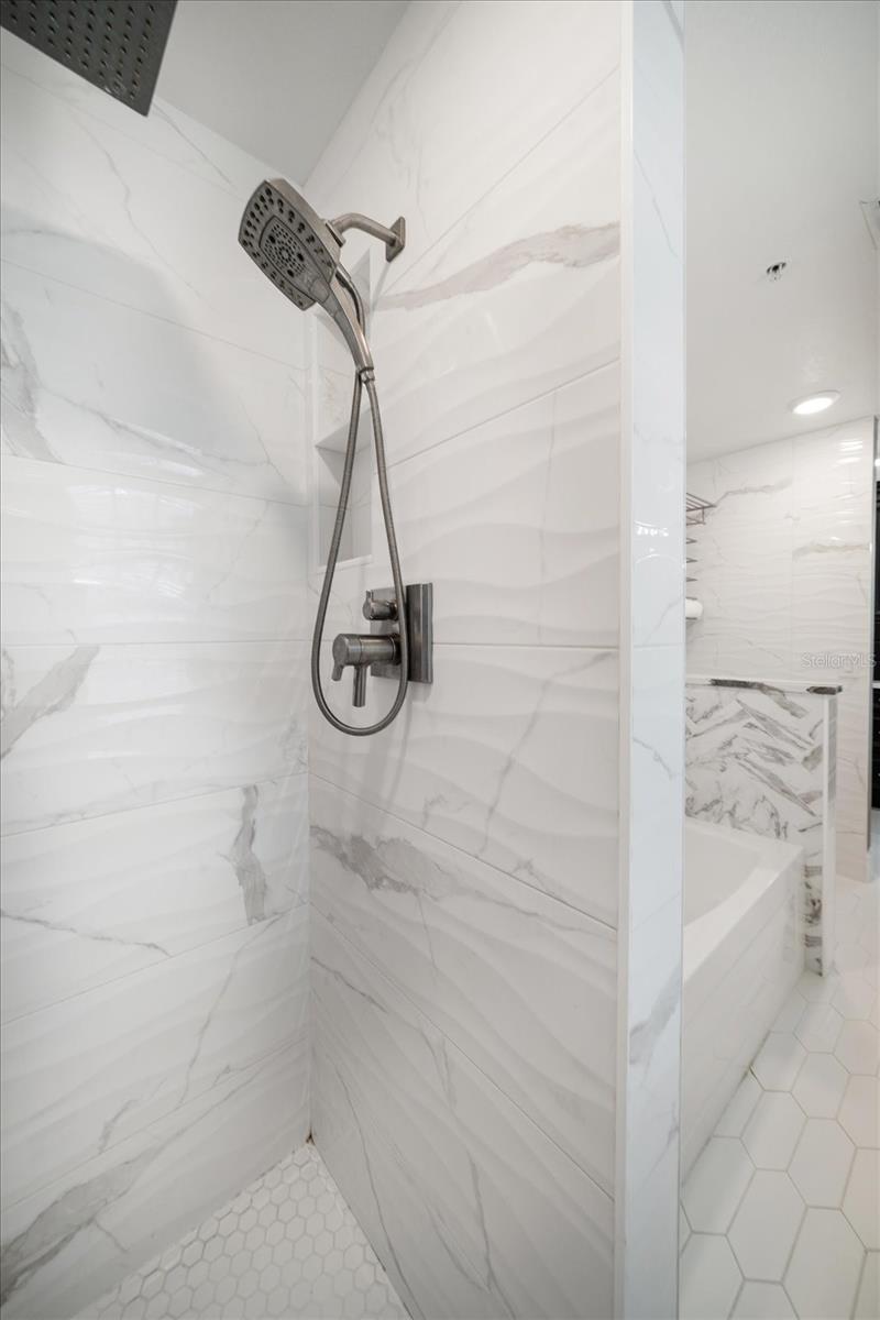 Primary bath walk in shower