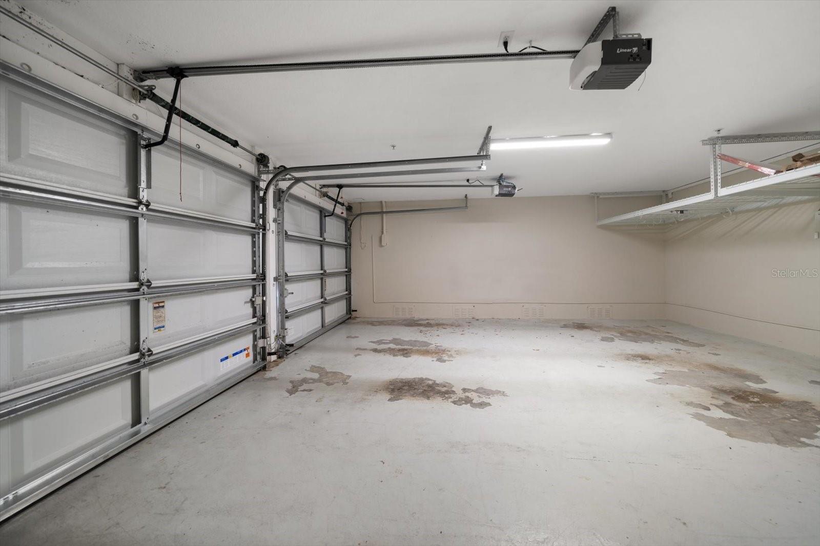 Two car garage.
