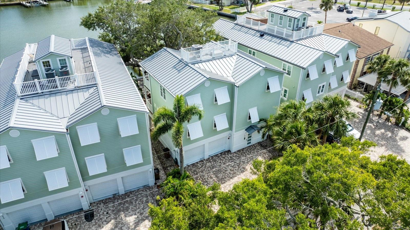Single family feel yet townhome development.