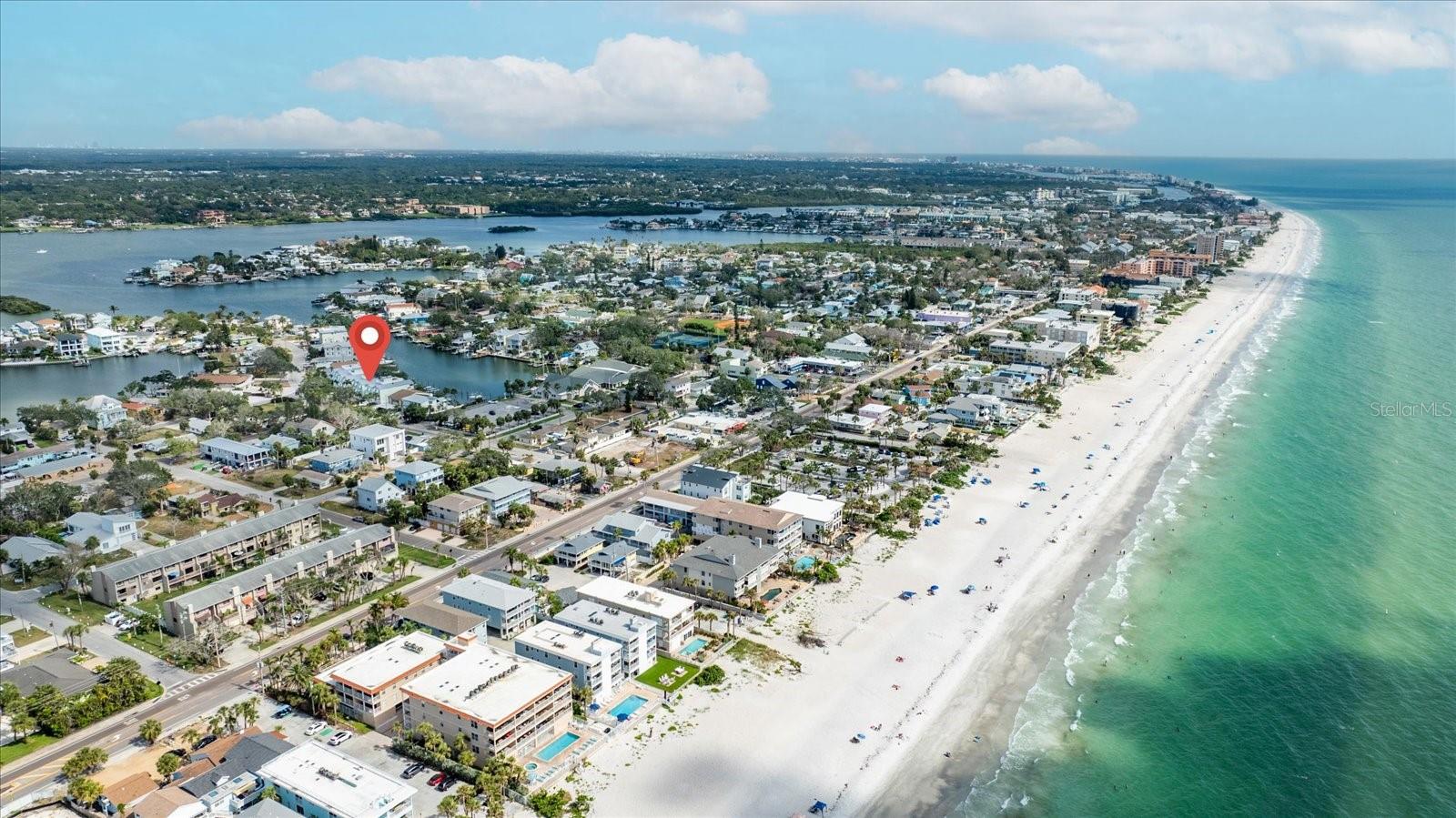 Short walk to miles of beaches, shops and parks.