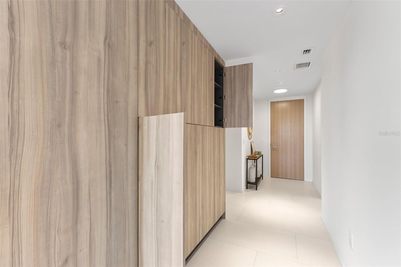 Expansive Hallway storage