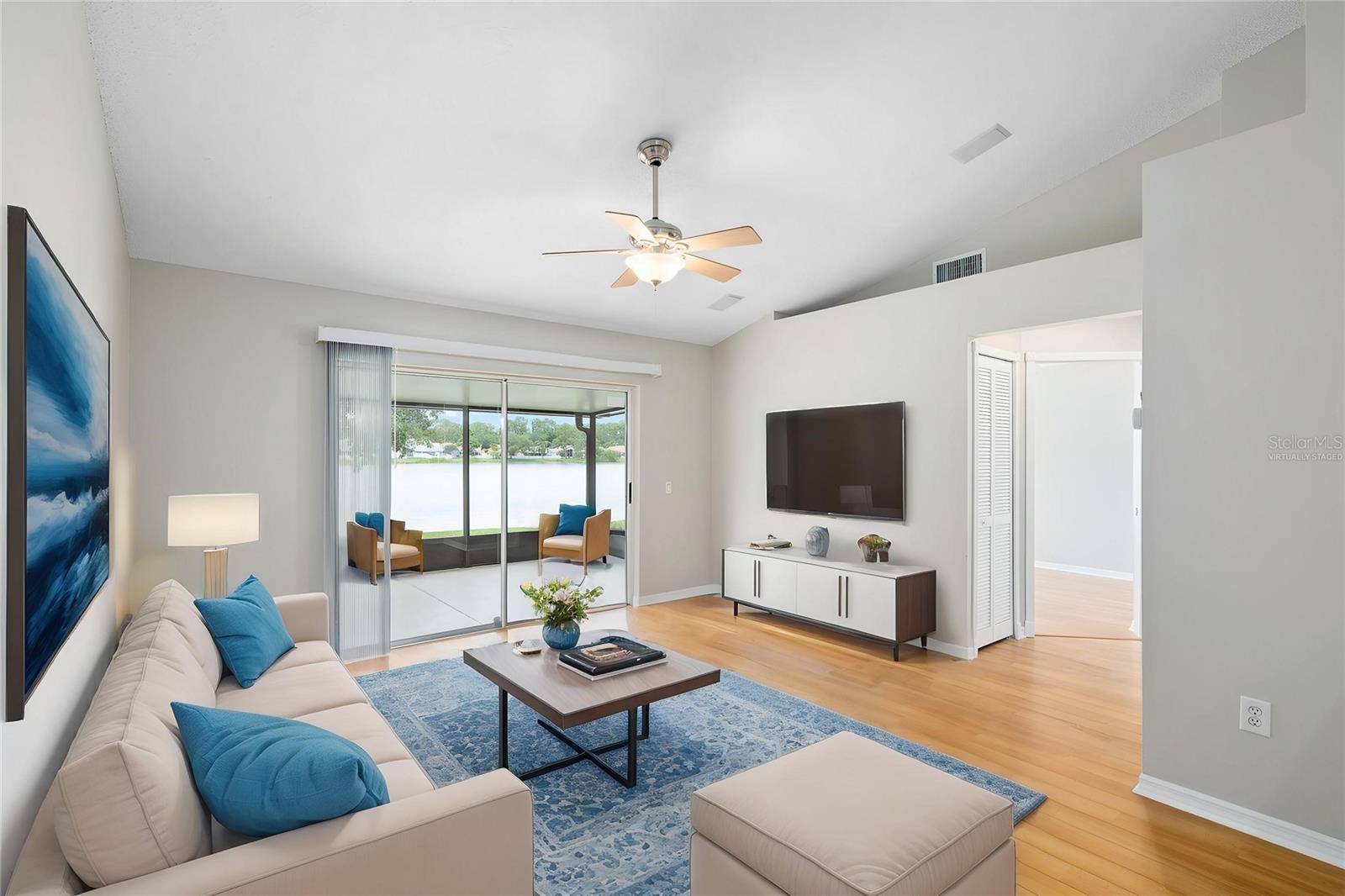 Family Room - Virtually Staged