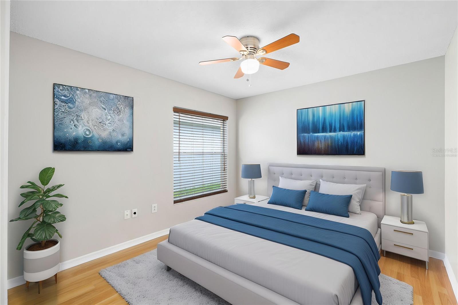 Secondary Bedroom 1 - Virtually Staged