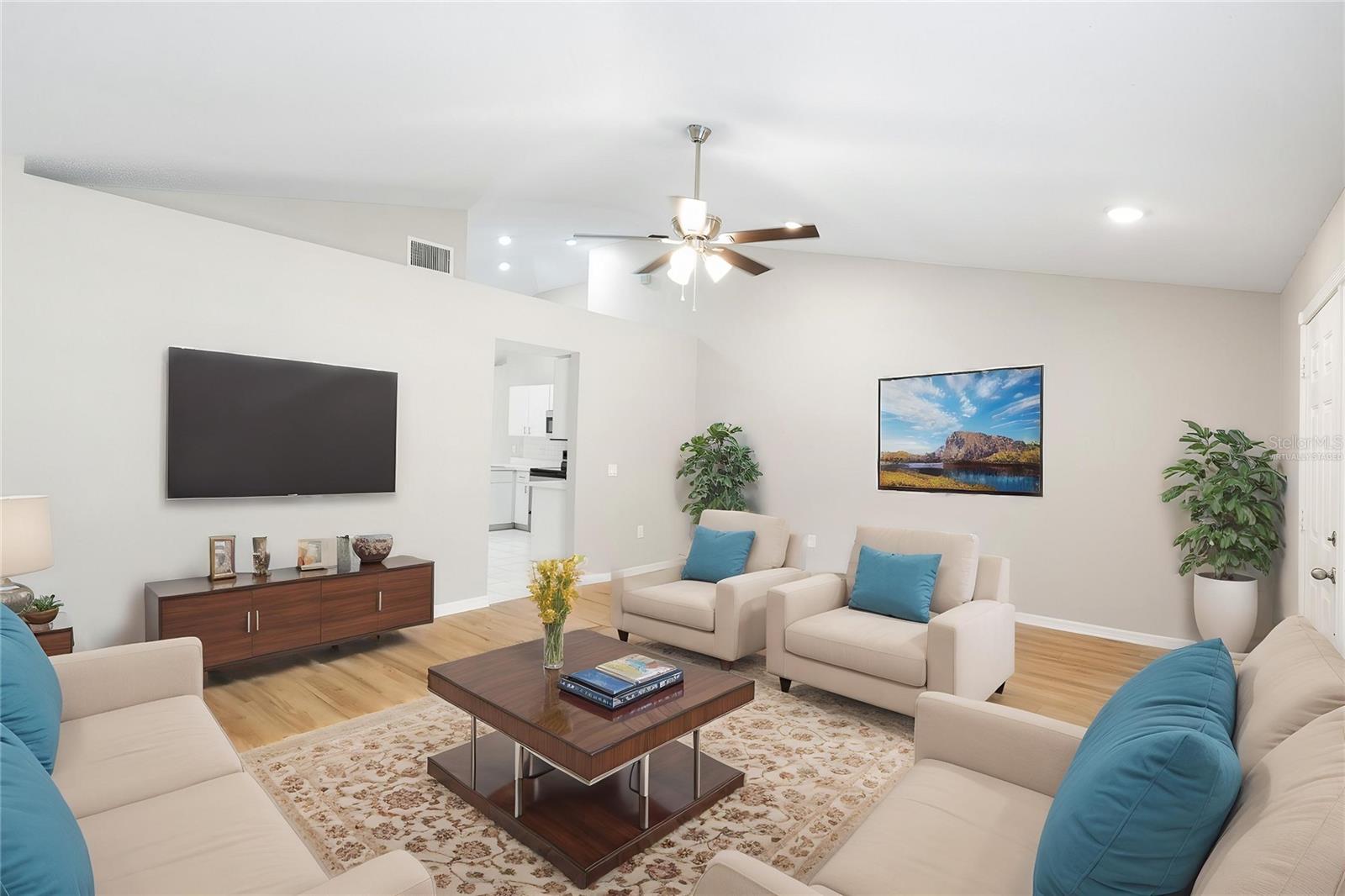 Living Room - Virtually Staged