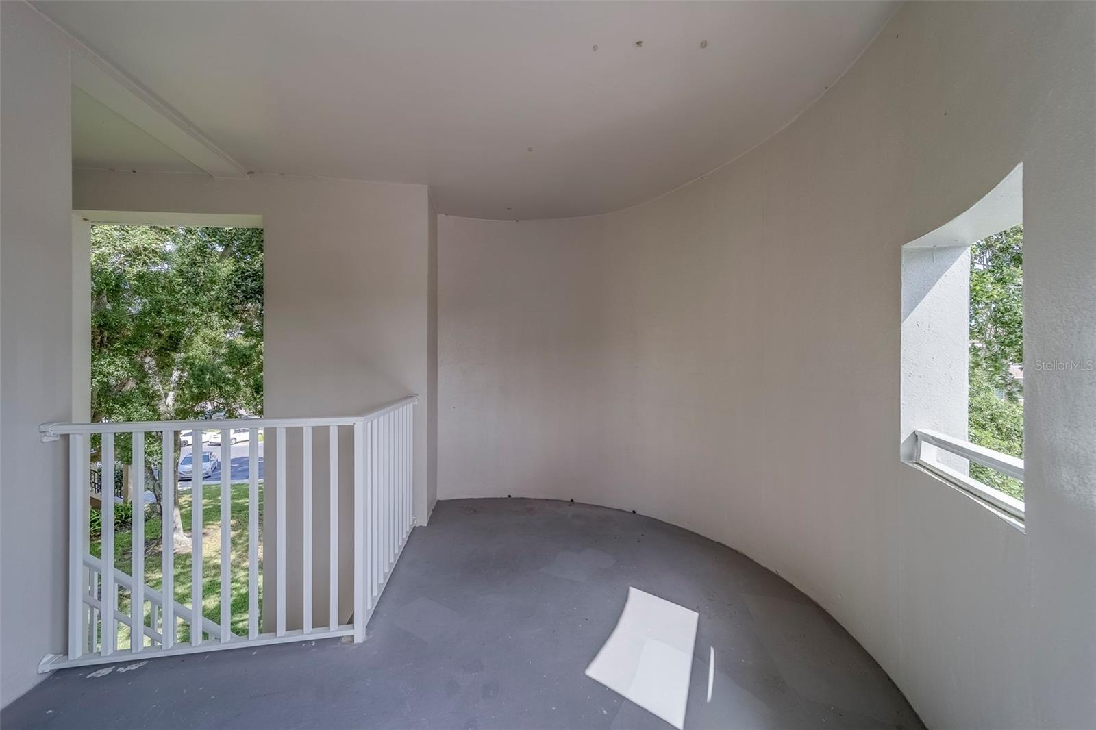 The corner 3rd floor unit has this lovely outdoor space perfect for a table and chairs to enjoy a cup of coffee or glass of wine :)
