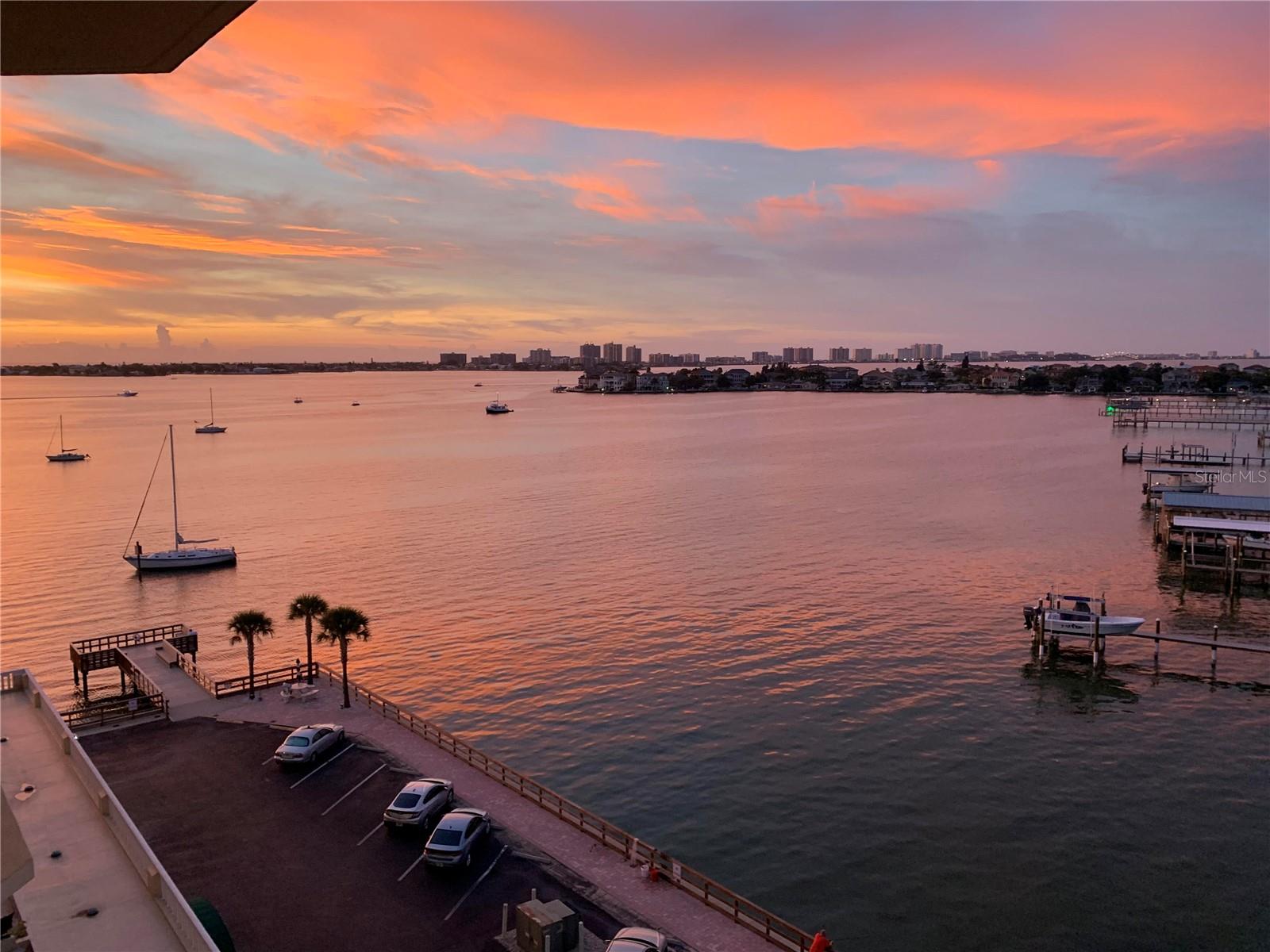 watch the sunsets from dock