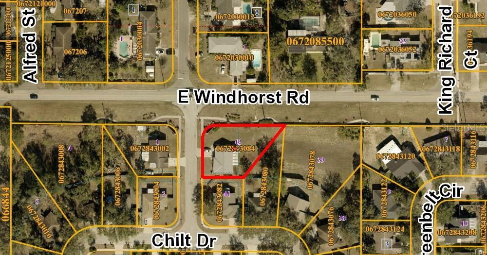 Aerial photo from the Public Record (Property Appraiser's Website)