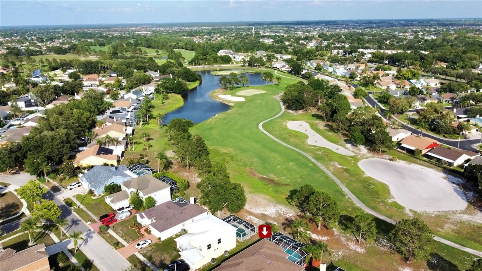 overhead view and location of home
