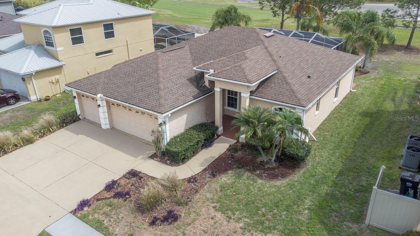 Overhead view of home