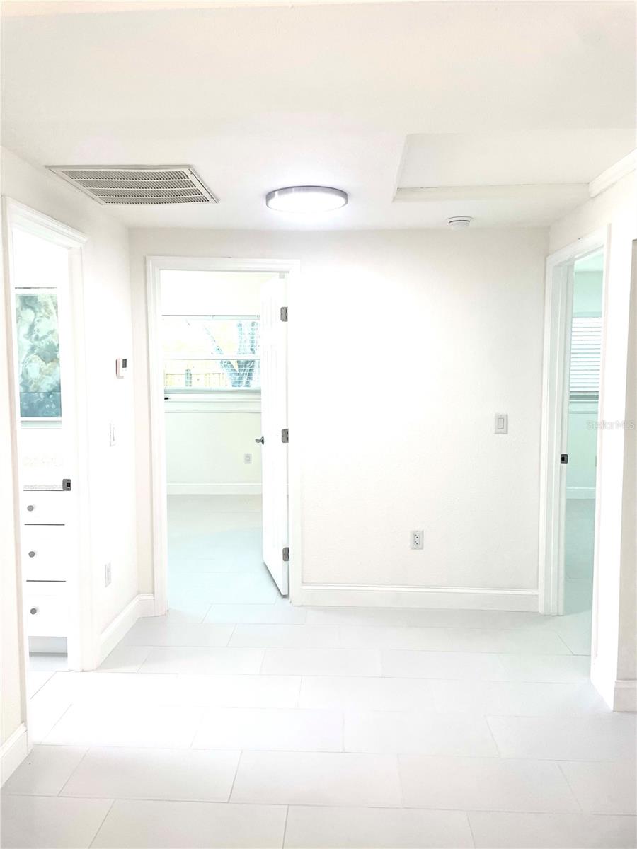 All new tile, trim, and doors.