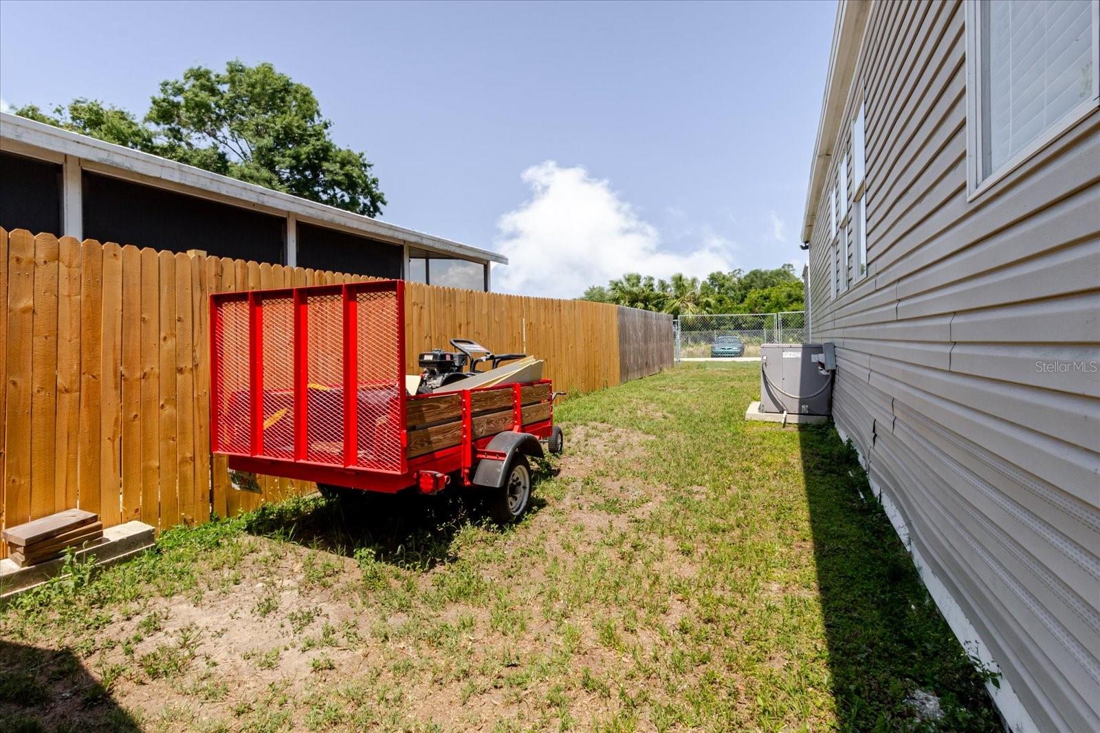 NORTH SIDE AND EXTRA SHED
