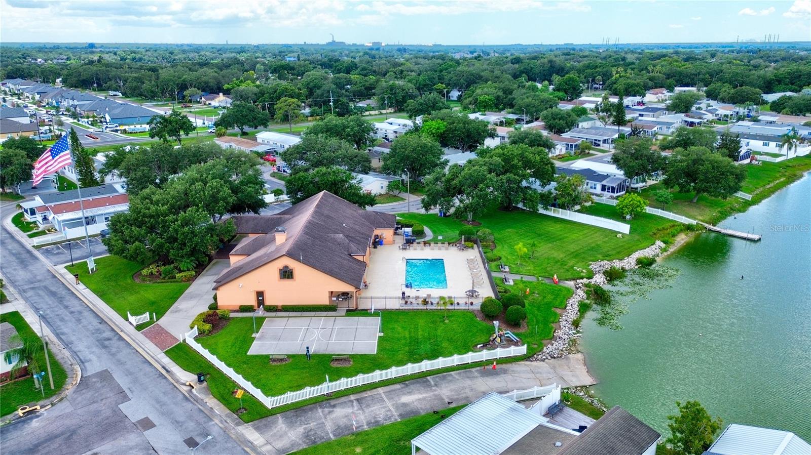 COMMUNITY CLUBHOUSE, BASKETBALL COURT, BOAT RAMP