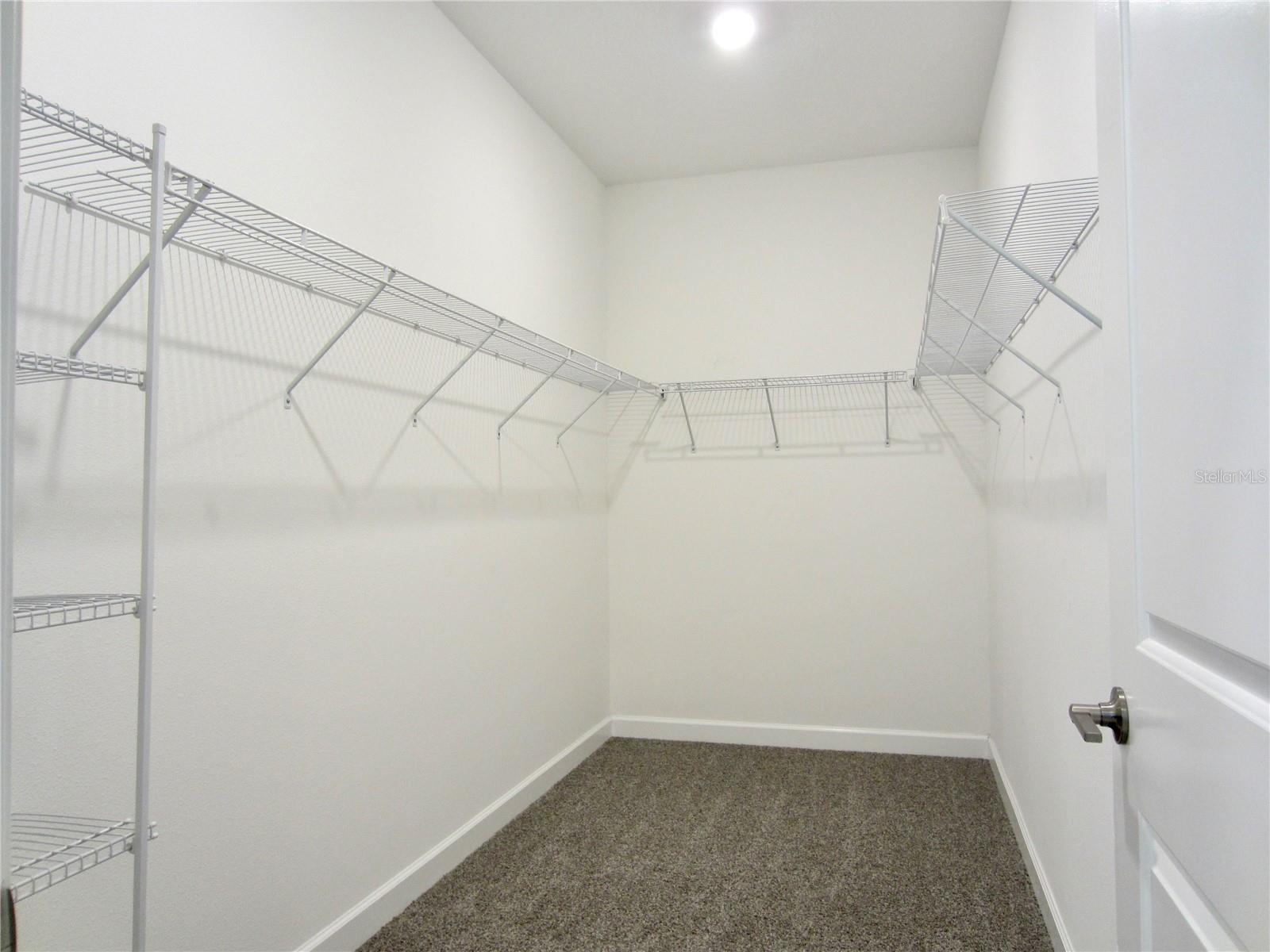 from Master Bathroom enter into a big walk in closet