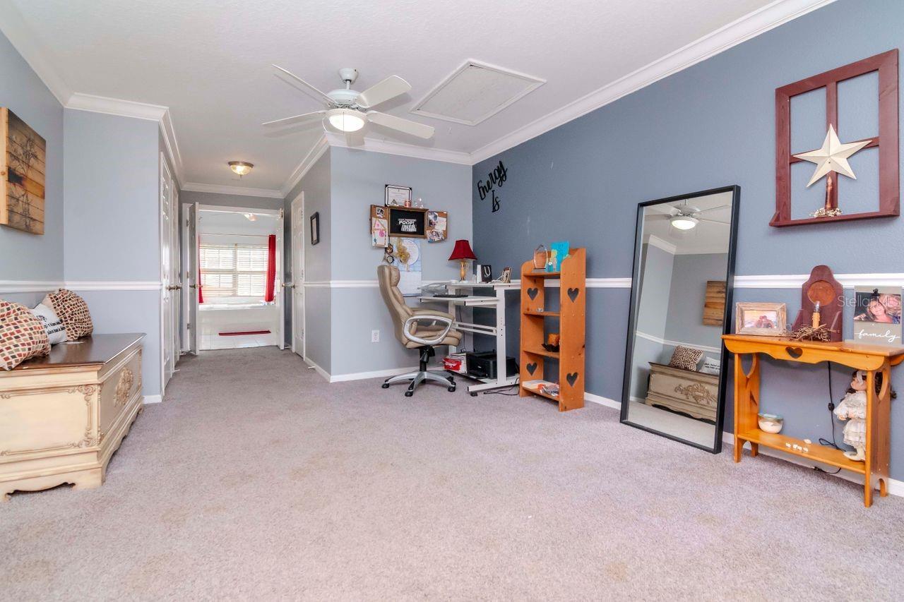 Large primary suite.