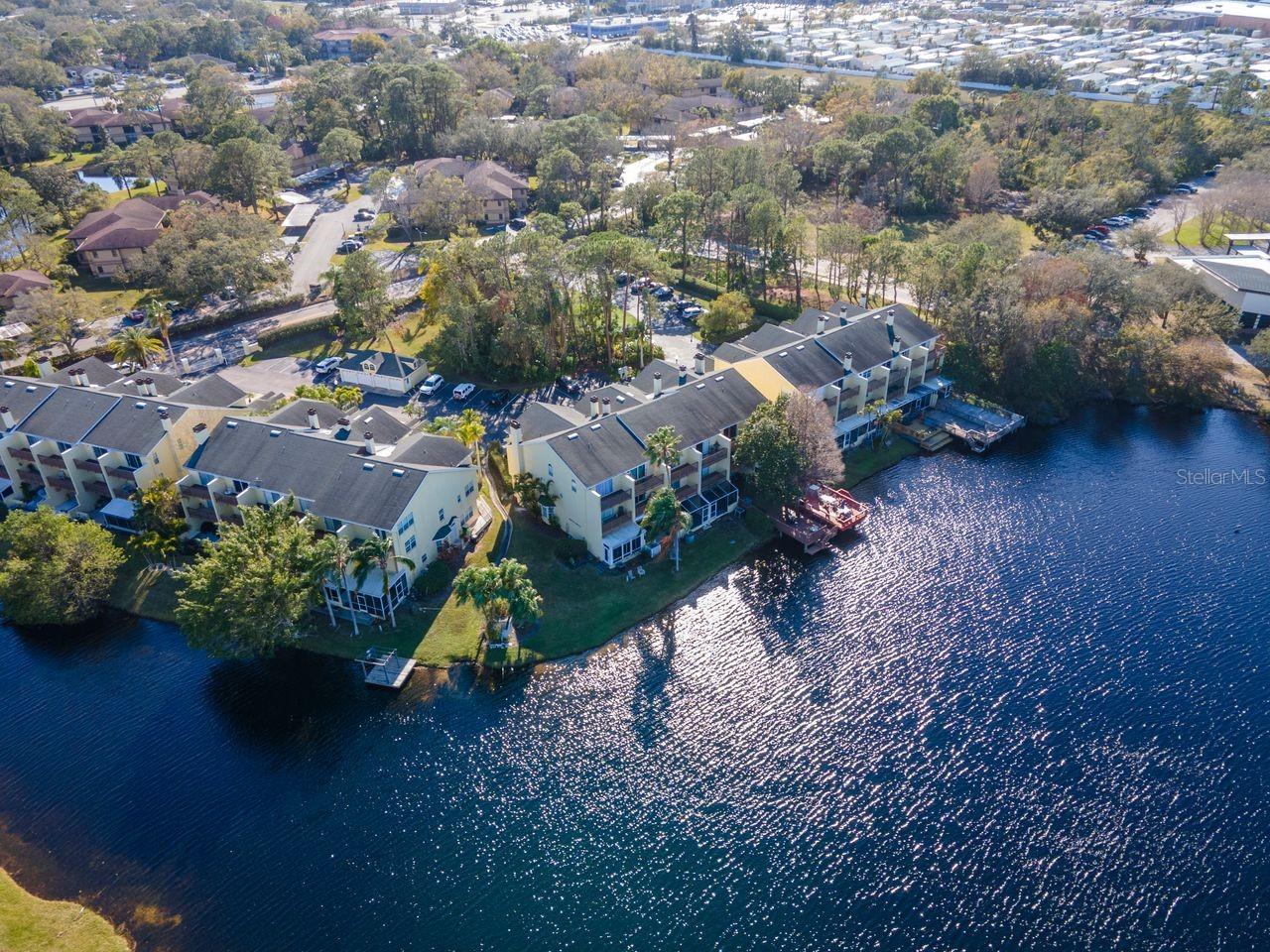 Aerial view of complex