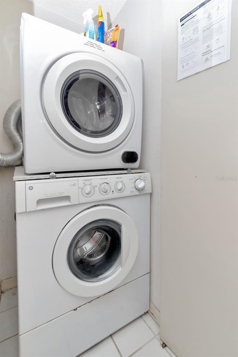 Washer & Dryer in your unit