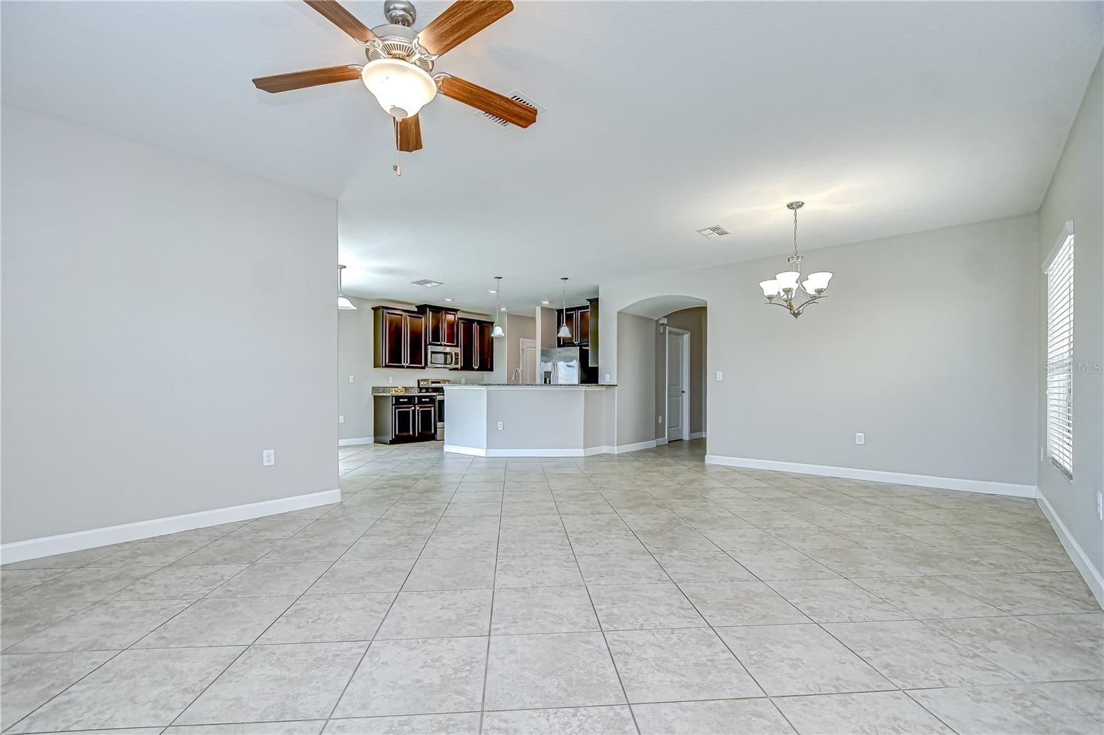 Neutral paint allows for you to easily imagine your decor!