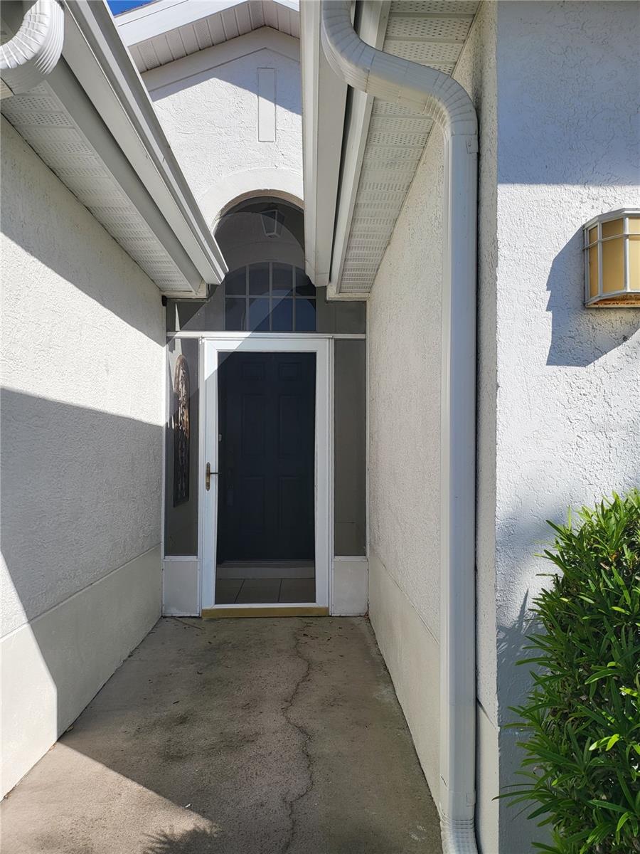 screened entry