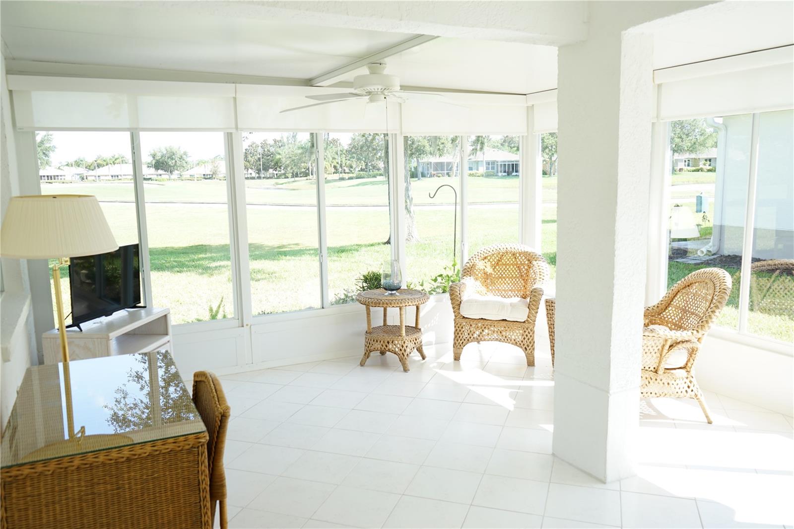 lots of space in the lanai