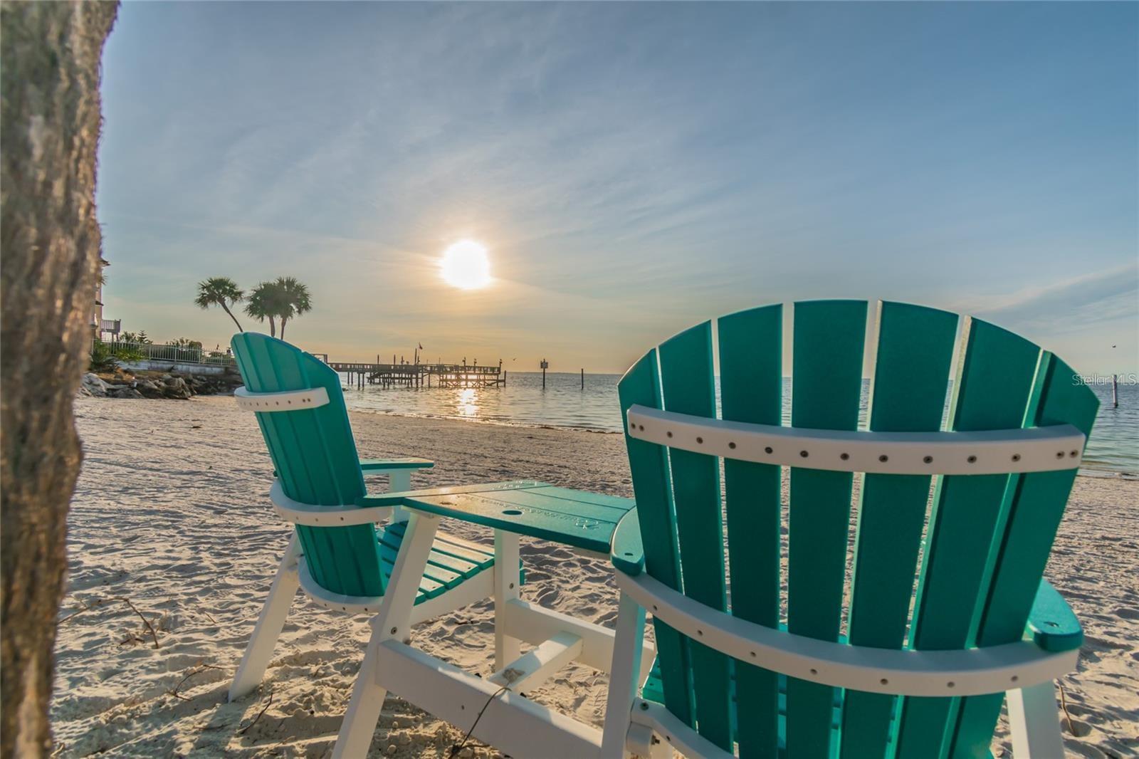 Optional private community beach.