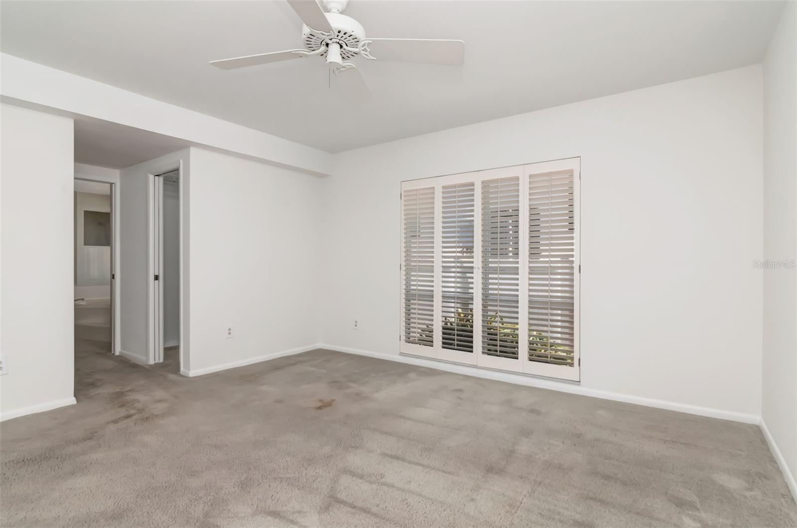 First floor primary bedroom