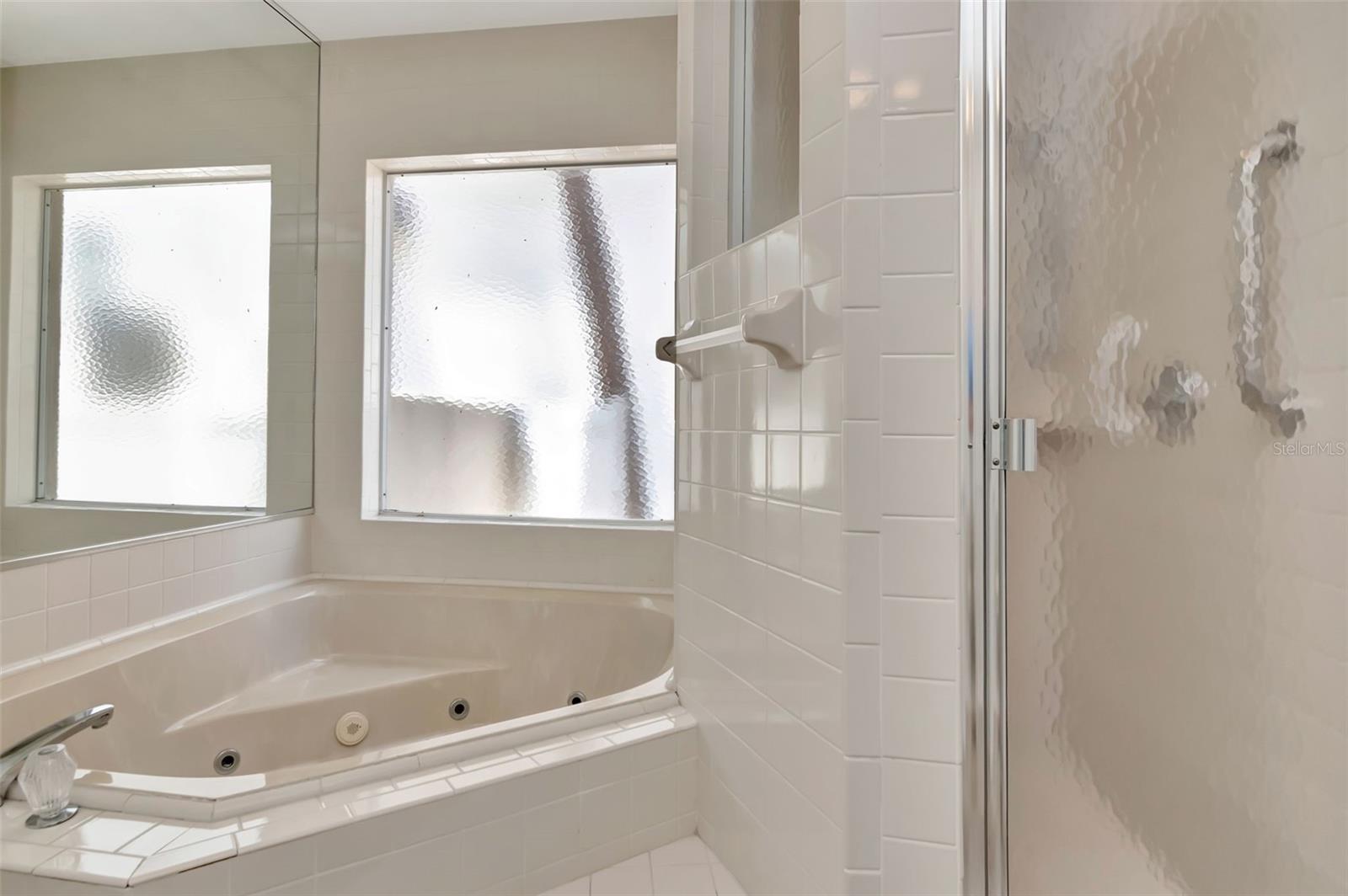 spa tub in primary bath