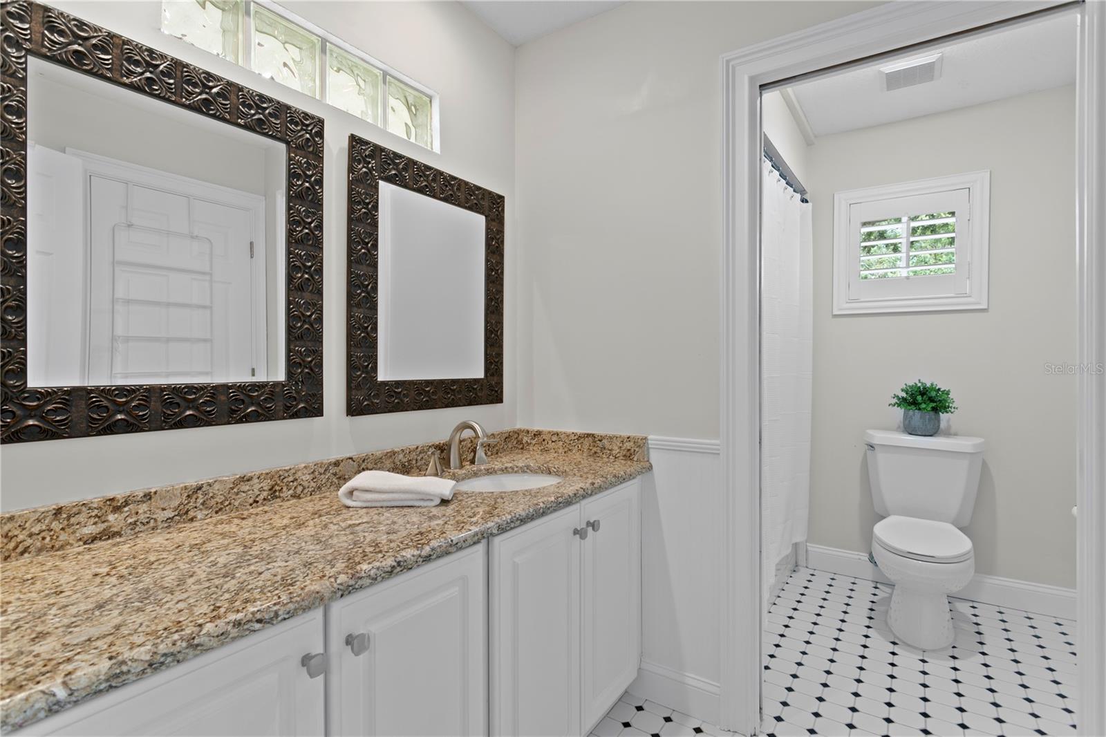 Jack and Jill bathroom