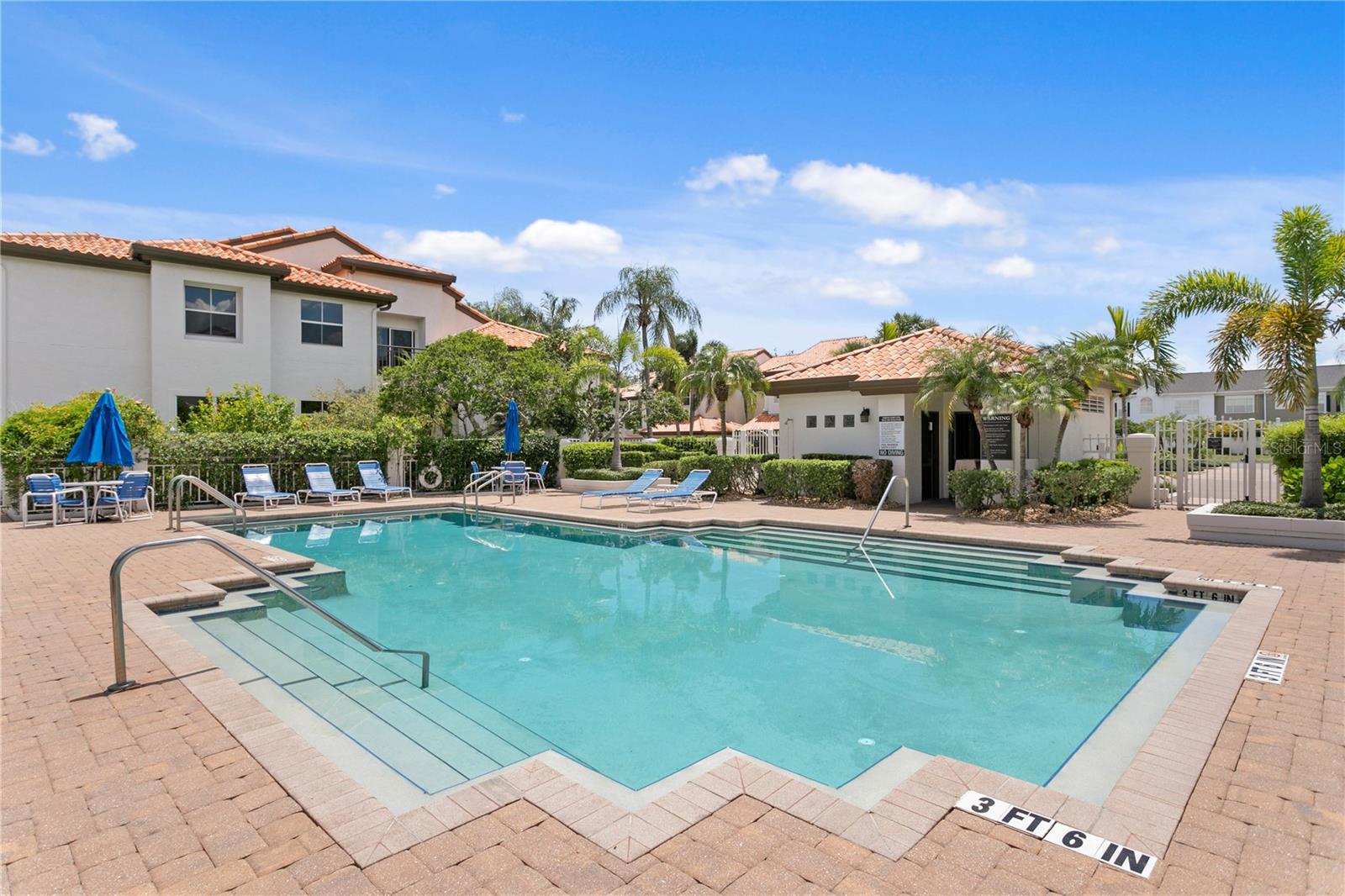 This amazing pool is heated in the winter and chilled in the summer months.