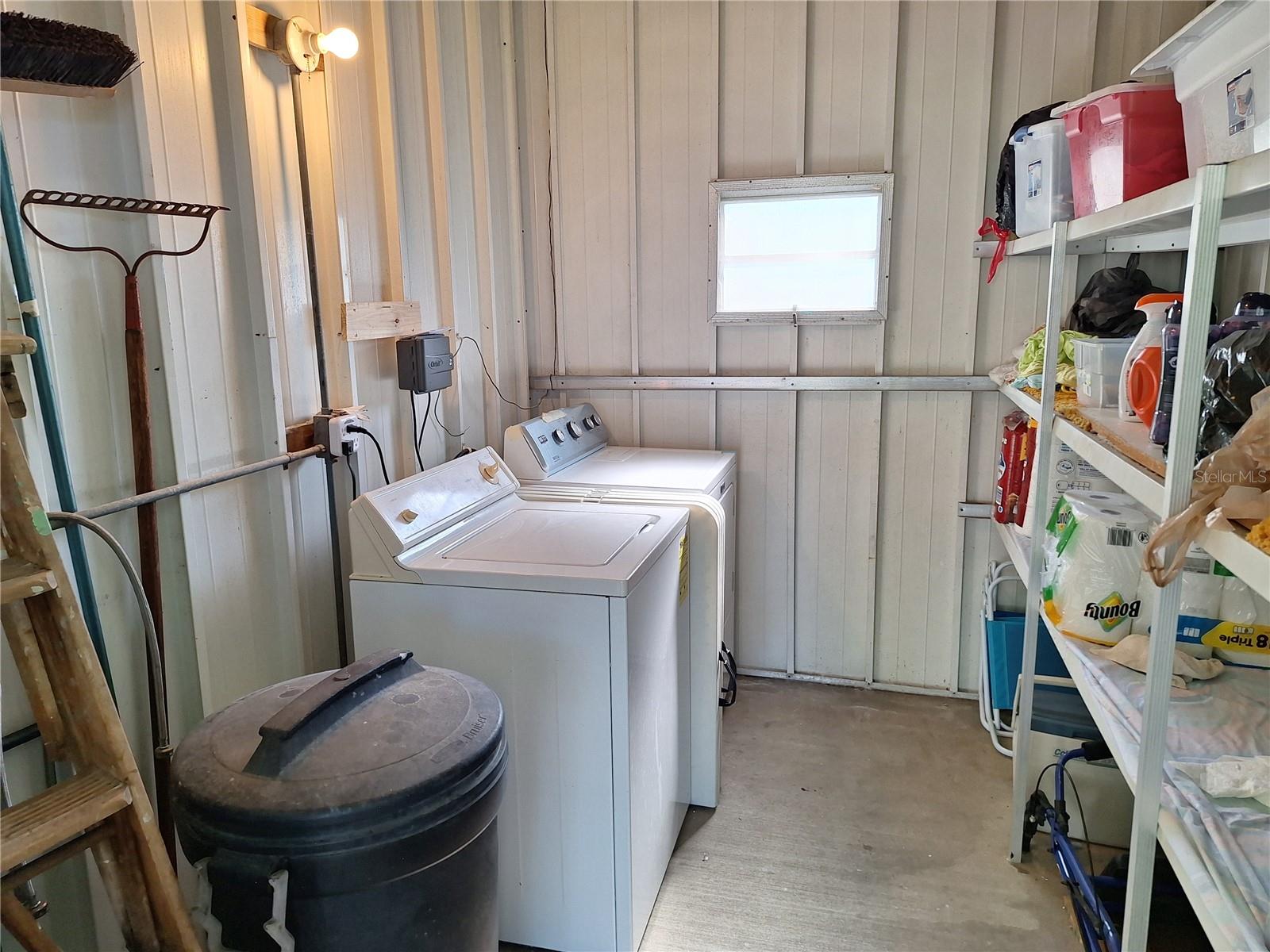 Shed with Laundry