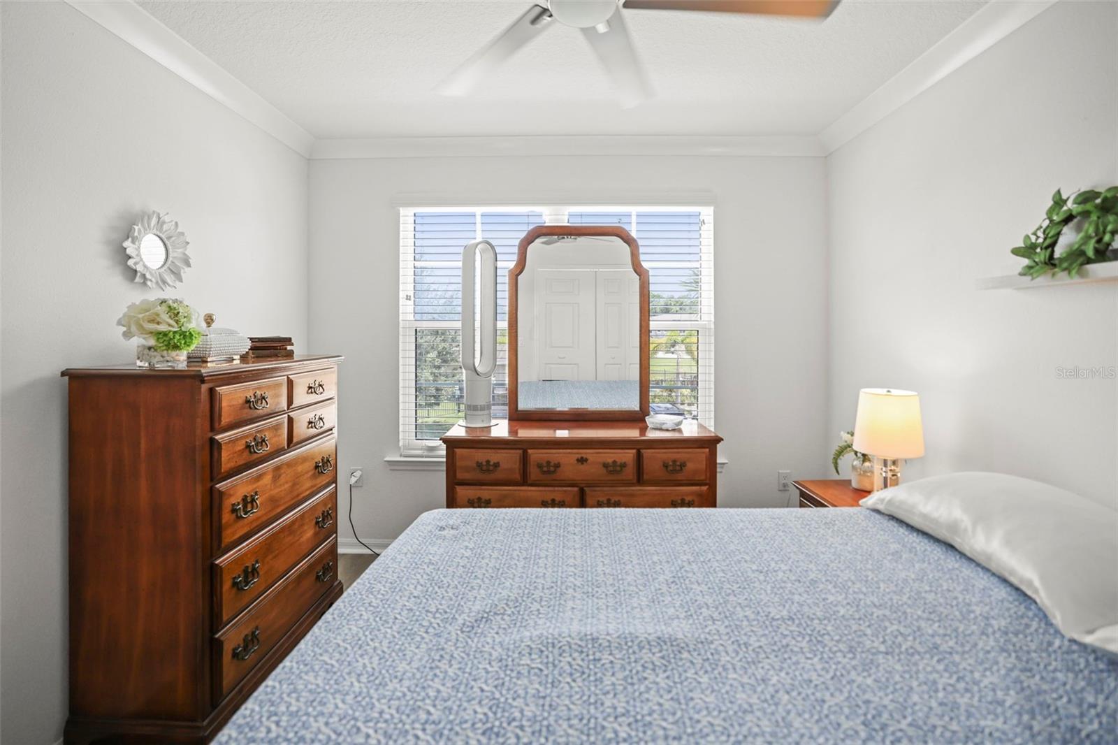 Second bedroom upstairs on opposite end of home