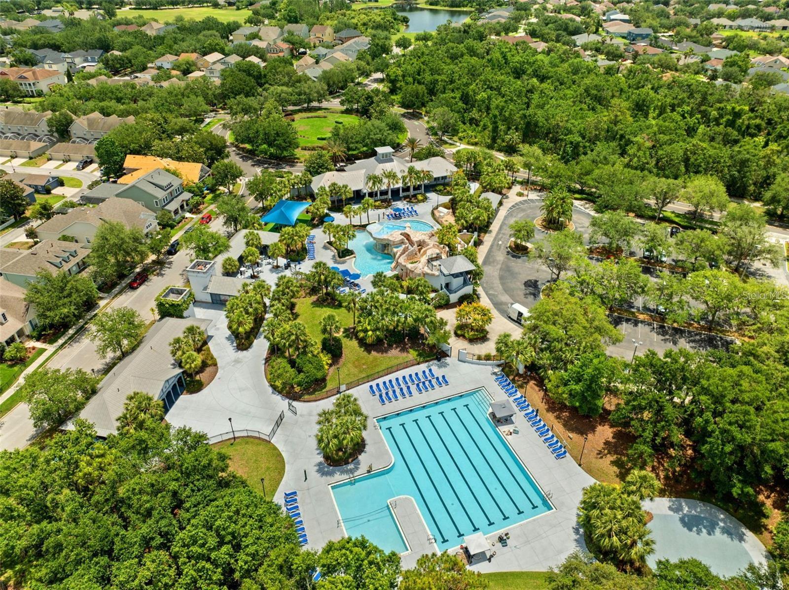Aquatic Center Aerial