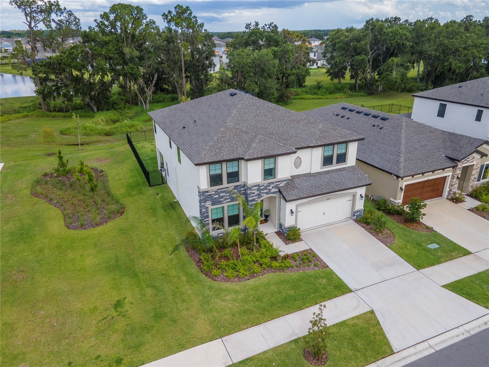 Corner lot gives space and privacy