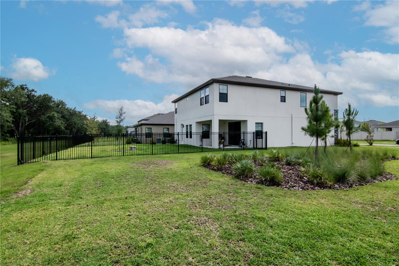 Large yard