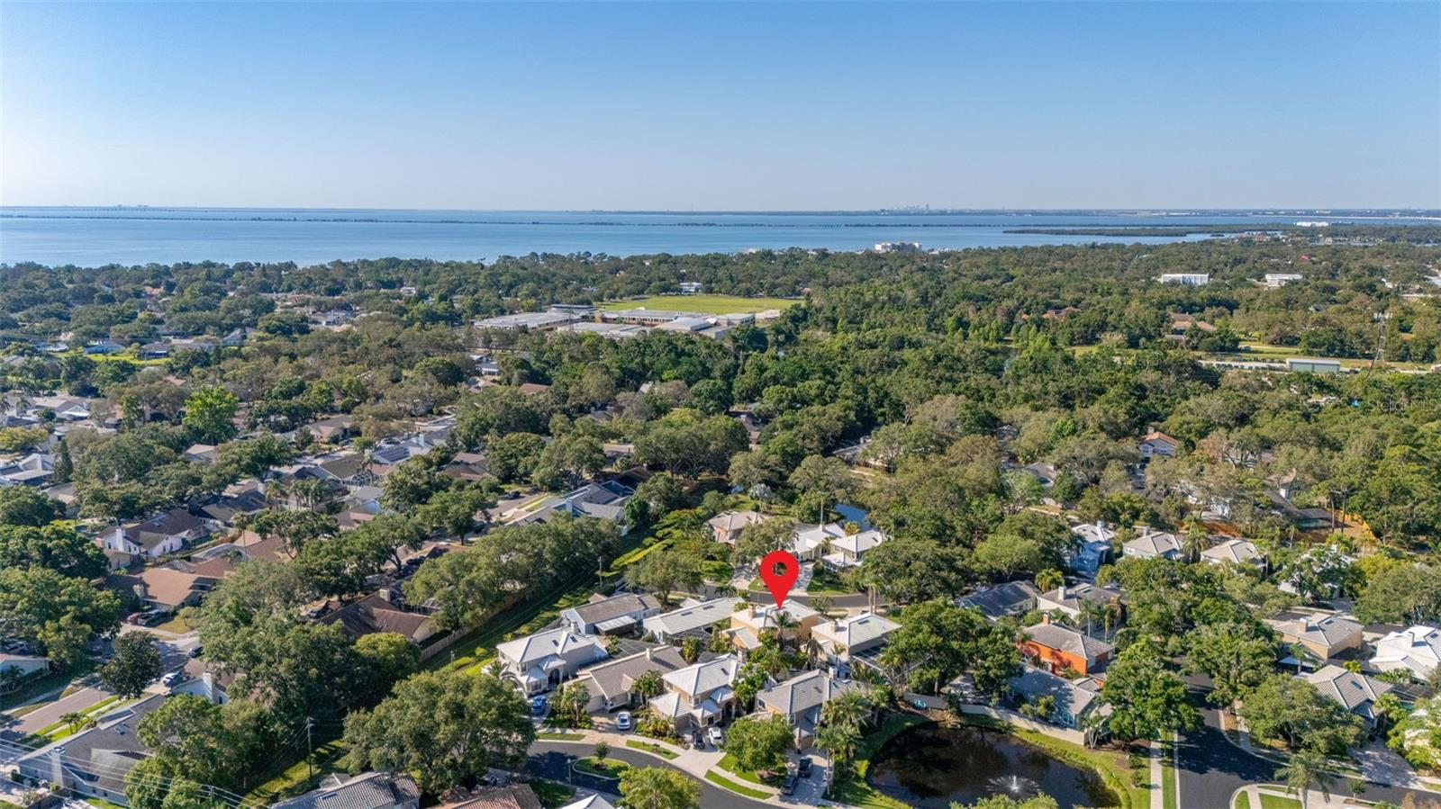 Location of Home in relation to Tampa Bay