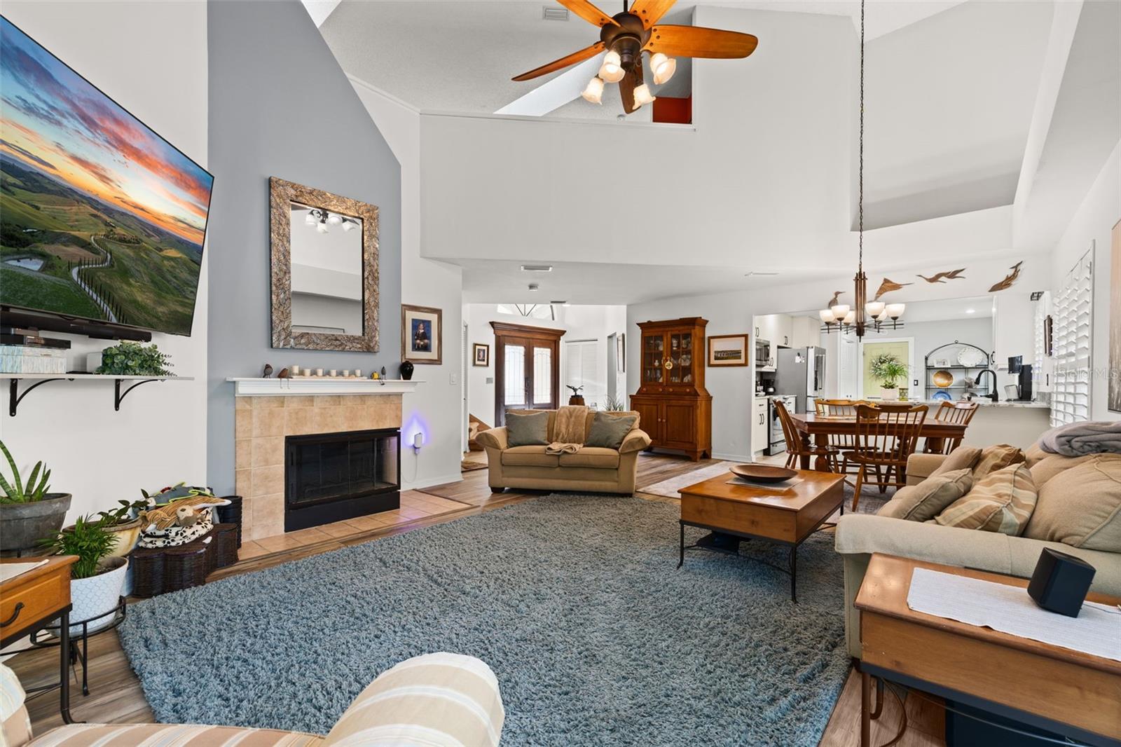 Living Room Area looking towards Front Door