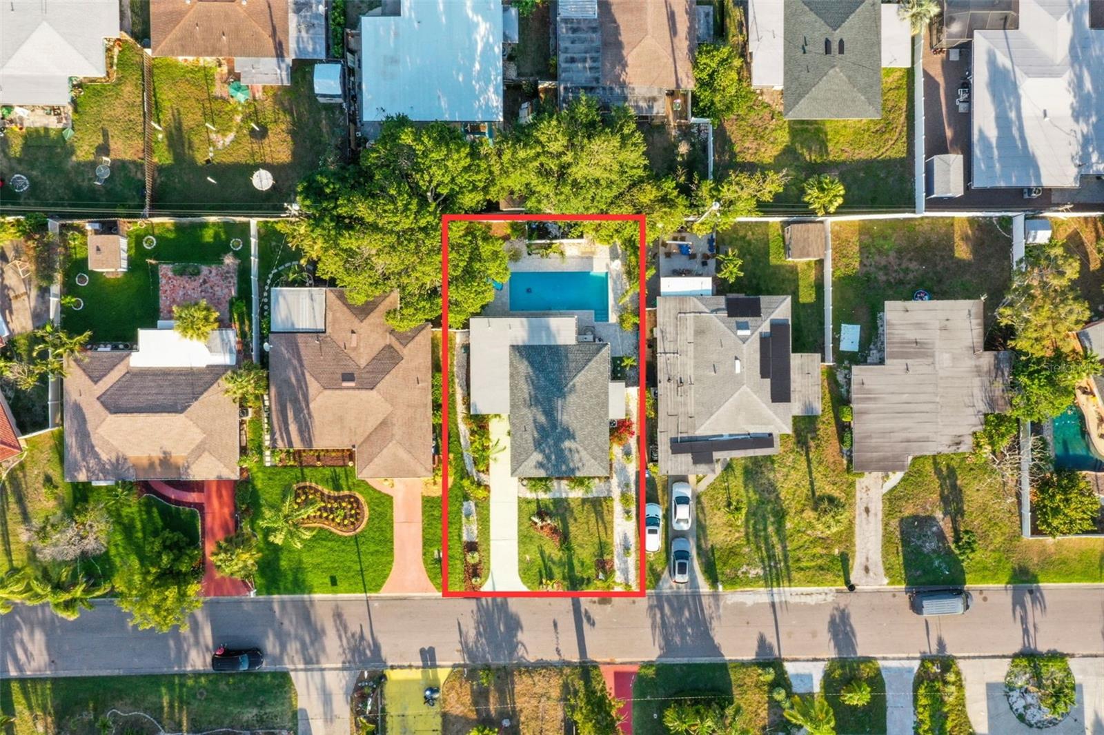 Overhead Lot View
