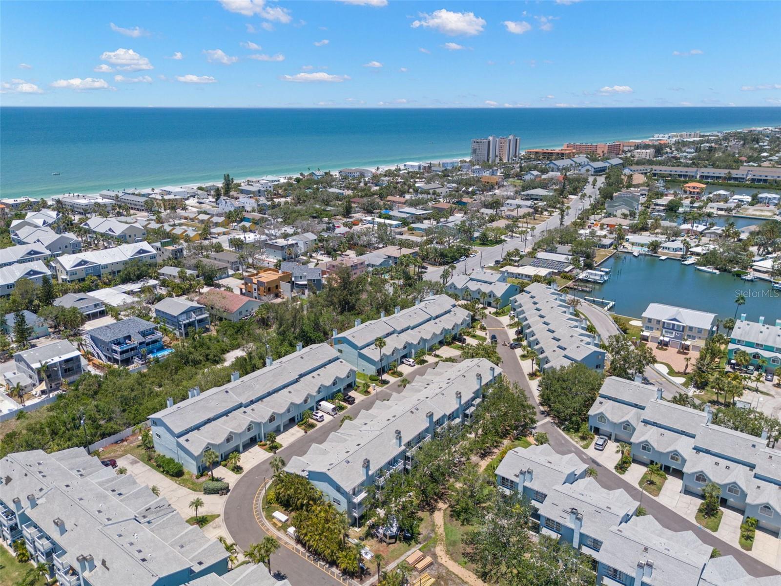 Aerial showing Gulf & Bay/Canal